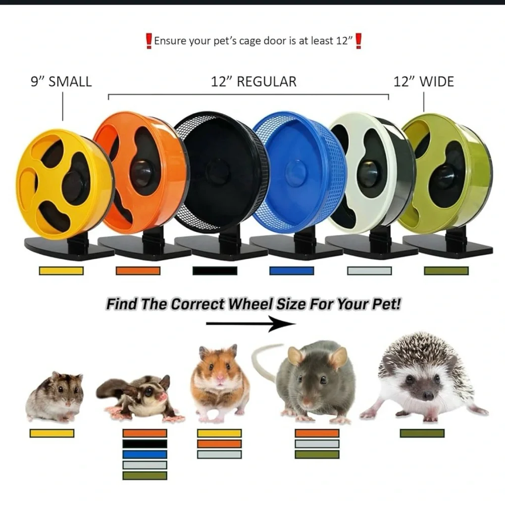 Small Animal / Exotic Pet Silent Exercise Wheel